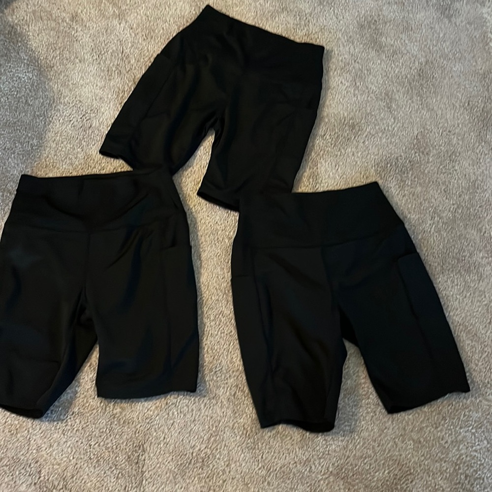 Sports wear black bike shorts